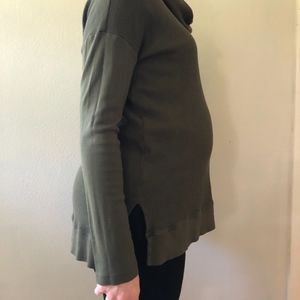 Splendid Sweaters - Splendid Cowl Neck Maternity Pull Over Splendid Sweaters - Splendid Cowl Neck Maternity Pull Over